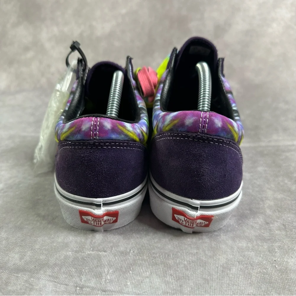 Vans Old Skool Tie Dye Mysterioso Sneaker Shoes Size Men 10.5 Skateboard Suede - Picture 3 of 9